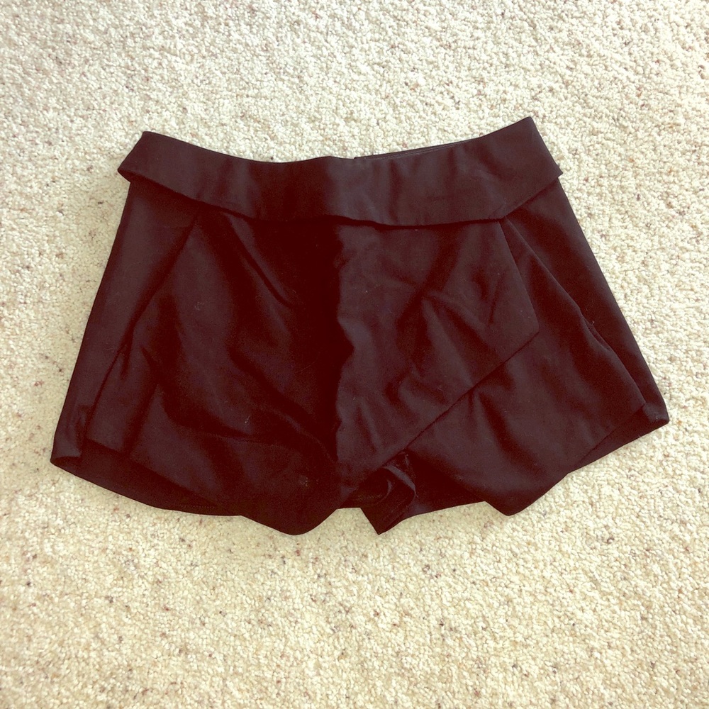 Talula dressy black skort